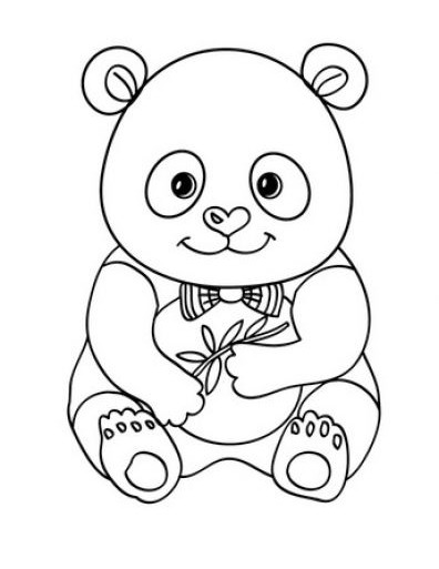 Dibujos De Osos Panda Dibujos Para Colorear Facil